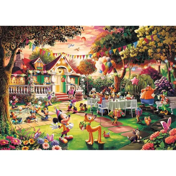 Mickey Mouse narodeninová párty 1000-dieliková prémiová plus puzzle - Trefl obrázok 2