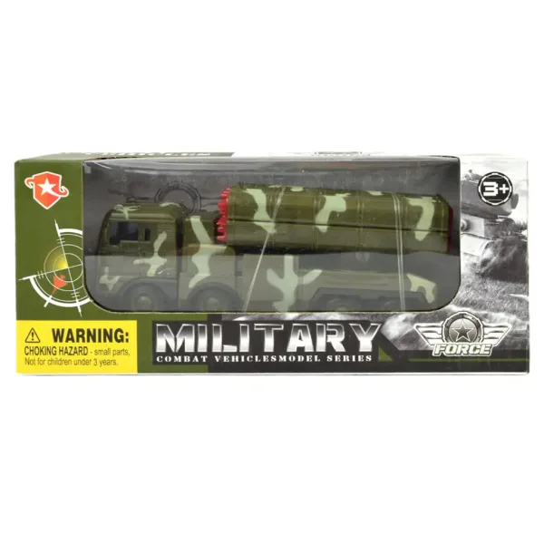 Military Force: Vojenské nákladné auto s vrhačom rakety a terénnym vzorom 16cm obrázok 4