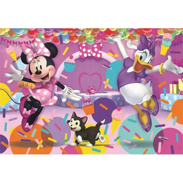 Minnie Mouse a priatelia Supercolor Maxi puzzle 104ks - Clementoni obrázok 2