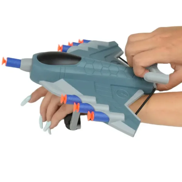 Missile Hand: Pištoľ v tvare lietadla s projektilom a terčom 23 cm obrázok 3