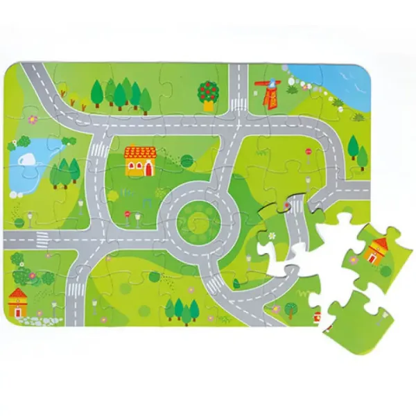 Molto: Nature City Bloks drevená stavebnica 79 dielny set obrázok 3
