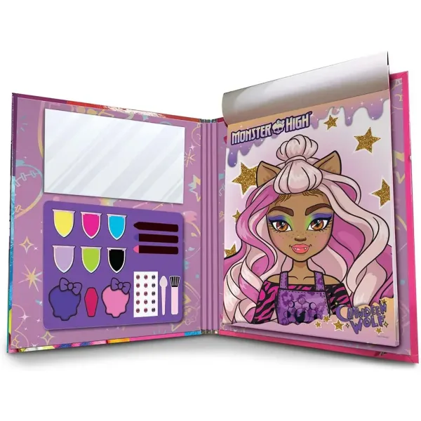 Monster High: Maľovanka a zošit na líčenie, 44 strán – Lisciani obrázok 2