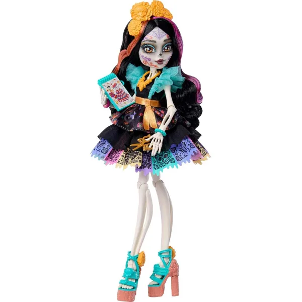 Monster High Skelita Calaveras bábika s doplnkami - Mattel obrázok 3