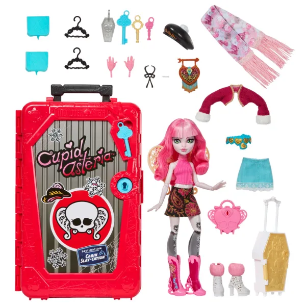 Monster High Strašidelní Přátelé Tajemství - Úkryt - Cupid Asteria - Mattel obrázok 6