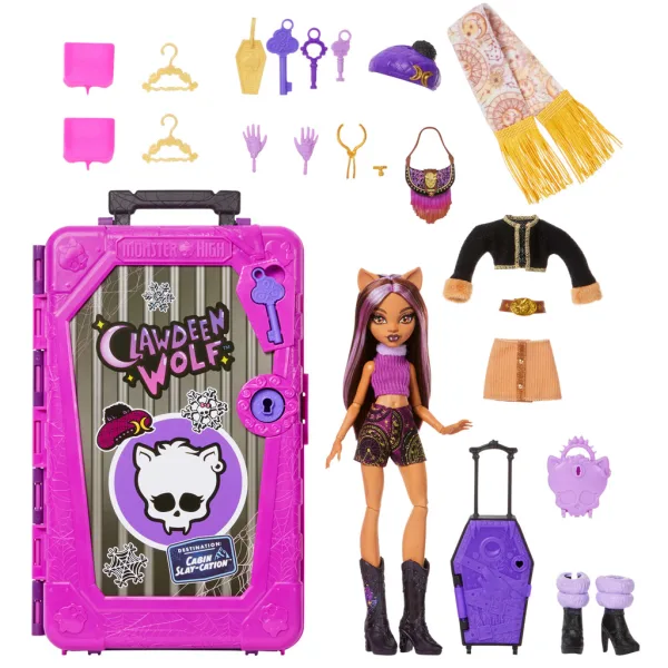 Monster High Strašne Dobré Priateľky Tajomstvá - Úkryt - Clawdeen Wolf - Mattel obrázok 6