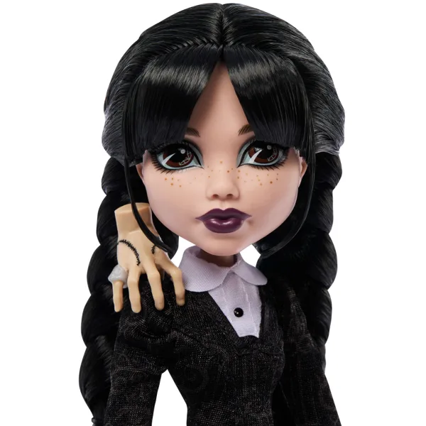 Monster High x Wednesday – bábika Wednesday Addams s doplnkami – Mattel obrázok 2