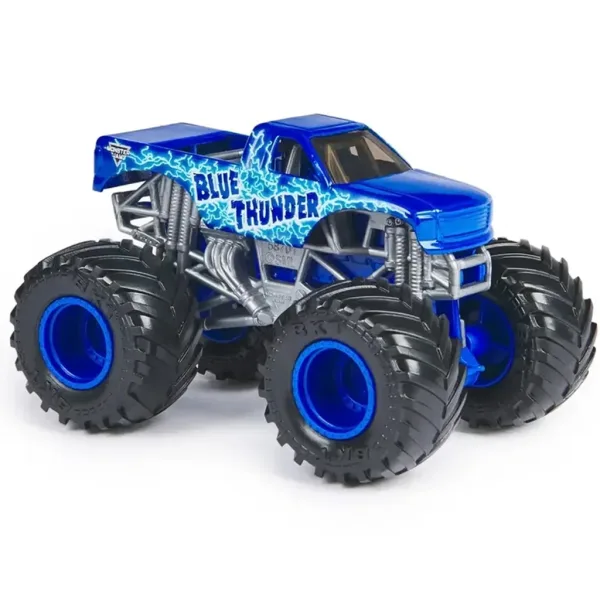 Monster Jam: Blue Thunder monster truck autíčko – 1:64 – Spin Master obrázok 2