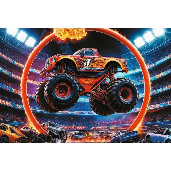 Monster Truck show 60ks puzzle - Trefl obrázok 2