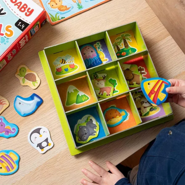 Montessori: Šťastné zvieratá herná kolekcia 67ks sada - Lisciani obrázok 3
