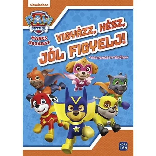 Móra: Paw Patrol - Pozor, pripravený, dobre sa sústreď! Pracovná kniha obrázok 1