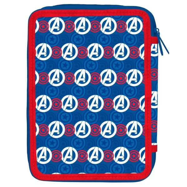 Must: Avengers - Captain America dvojposchodový plnený peračník 15x21x5cm obrázok 2