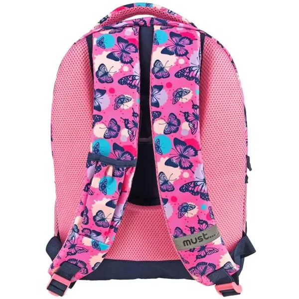 Must: Batoh s motívom motýľa s tromi priehradkami 32x18x43cm obrázok 2