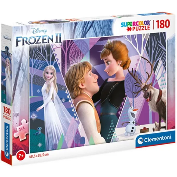 Ľadové kráľovstvo 2 Láska Supercolor puzzle 180ks - Clementoni obrázok 1