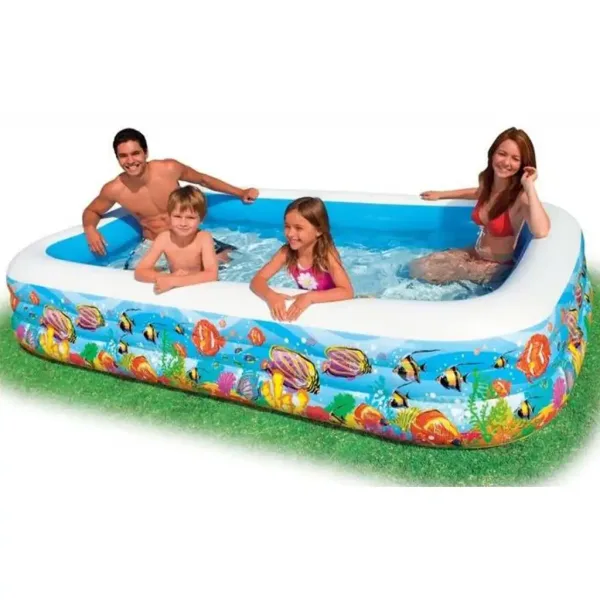 Nafukovací rodinný bazén s morskými motívmi 305 cm - Intex obrázok 3