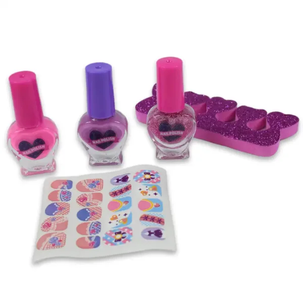 Nail Art:Sada na manikúru s kufríkom, lakmi na nechty a príslušenstvom obrázok 3
