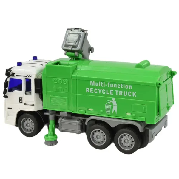 Nákladné auto so svetelnými efektmi  na diaľkové ovládanie 27MHz 20cm vo viacerých variáciách 1ks obrázok 3