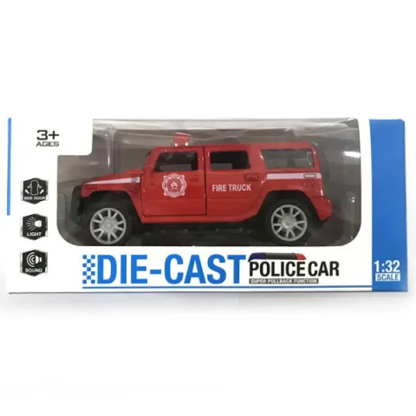 Naťahovacie autíčko Hummer so svetlom a zvukom 1/32 - rôzne varianty obrázok 3