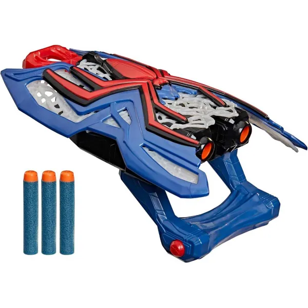 Nerf: Spider-Man Úplne nový deň Web Strike Blaster penový zbraň – Hasbro obrázok 2