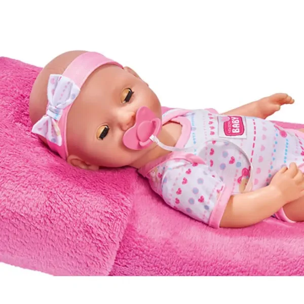 New Born Baby cikajúca bábika s príslušenstvom 43cm - Simba Toys obrázok 3