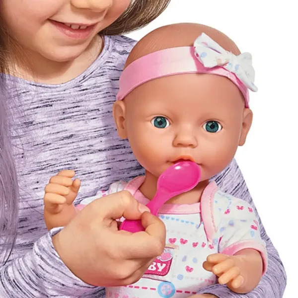 New Born Baby cikajúca bábika s príslušenstvom 43cm - Simba Toys obrázok 4