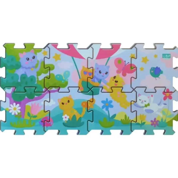 Nezbedné mačky penové puzzle - Trefl obrázok 3