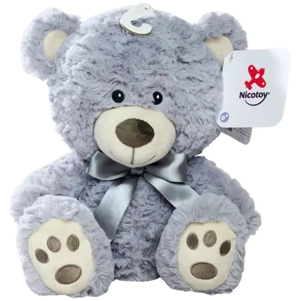 Nicotoy: Sediaci plyšový medveď v rôznych farebných variantoch 25cm 1ks – Simba Toys obrázok 3
