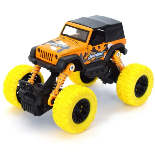 Off-Road naťahovacie červené terénne vozidlo 1/32 obrázok 2