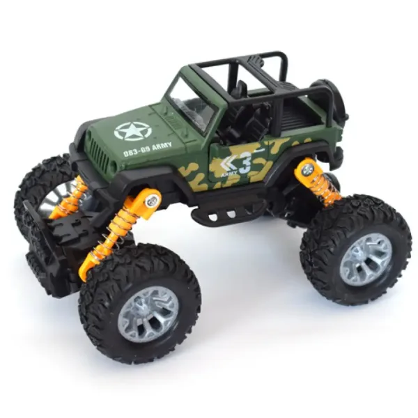 Off-Road naťahovacie sivé terénne vozidlo 1/32 obrázok 4