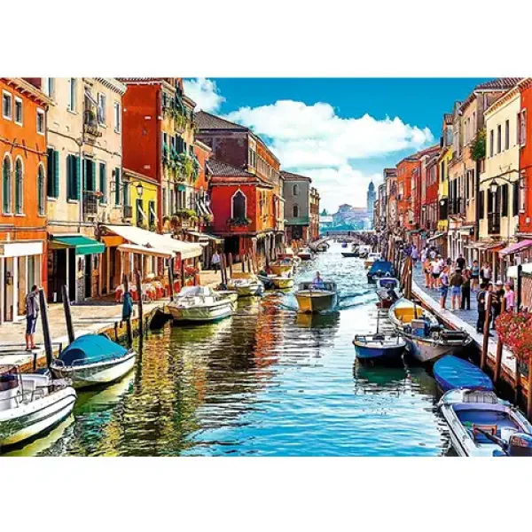 Ostrov Murano Benátky 2000 dielne puzzle - Trefl obrázok 2