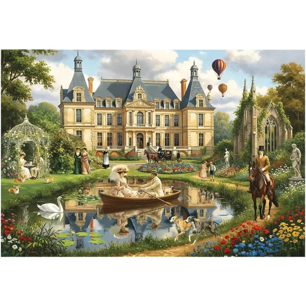 Palác na brehu - 1500 ks puzzle - Trefl obrázok 2