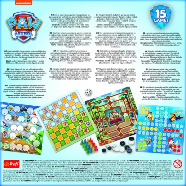 Paw Patrol 15 v 1 spoločenská hra kolekcia - Trefl obrázok 4
