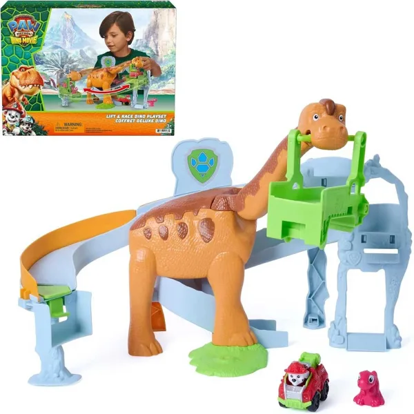 Paw Patrol Dino Kino - Dino veľká vozidlová dráha herná súprava - Spin Master obrázok 2