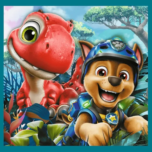 Paw Patrol Ostrov dinosaurov - 3 v 1 20, 36, 50 kusové puzzle - Trefl obrázok 3