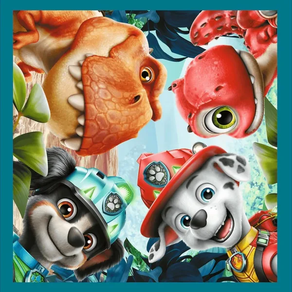 Paw Patrol Ostrov dinosaurov - 3 v 1 20, 36, 50 kusové puzzle - Trefl obrázok 4