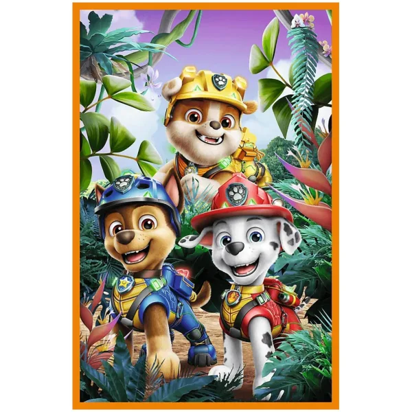 Paw Patrol Ostrov dinosaurov - 3 x 80ks puzzle - Trefl obrázok 3