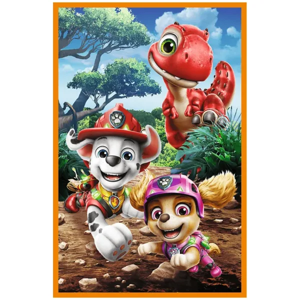 Paw Patrol Ostrov dinosaurov - 3 x 80ks puzzle - Trefl obrázok 4