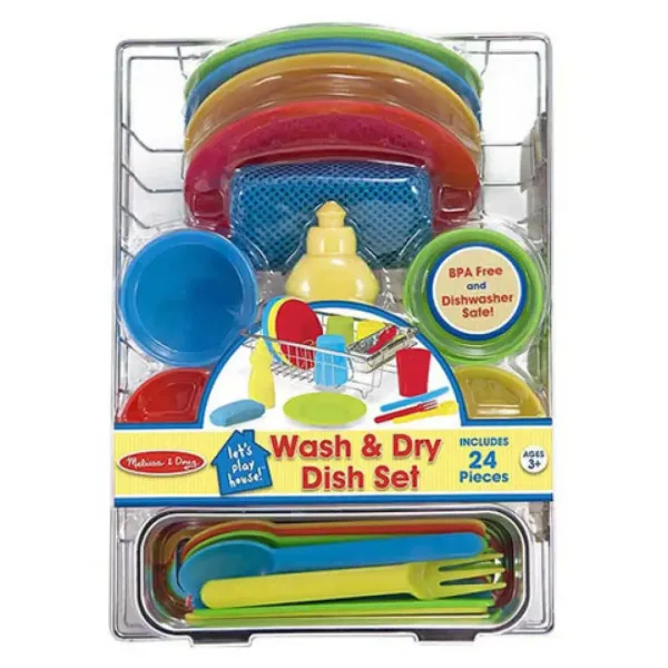 Pečenie-varenie kuchynský riad s odkvapkávačom hračka set - Melissa & Doug obrázok 3