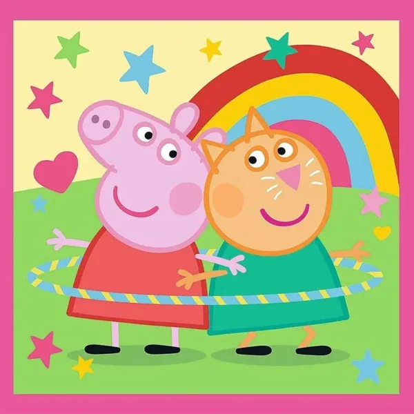 Peppa prasiatko - 3 v 1 20, 36, 50 ks puzzle - Trefl obrázok 4