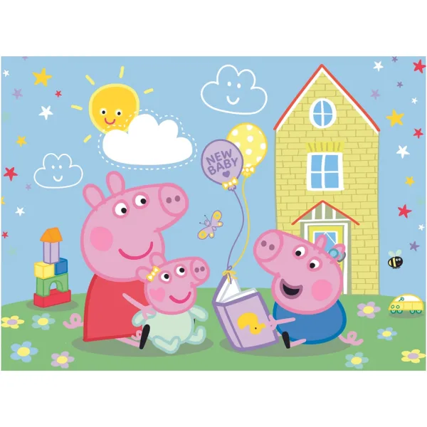 Peppa prasiatko 30ks prémiový puzzle - Trefl obrázok 2