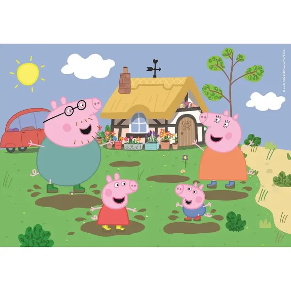 Peppa prasiatko 30ks puzzle - Clementoni obrázok 2