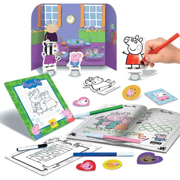 Peppa prasiatko kresliace školské batoh - Lisciani obrázok 2