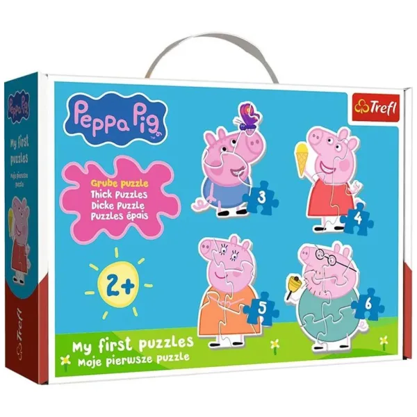 Peppa prasiatko - Prvé Baby puzzle v taške - Trefl obrázok 2