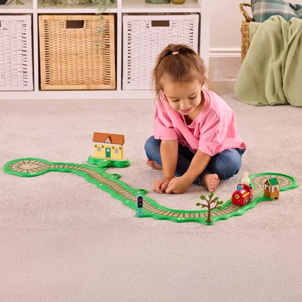 Peppa prasiatko Whizz-Around Zajko Rebeka červený vlak hračková súprava obrázok 4
