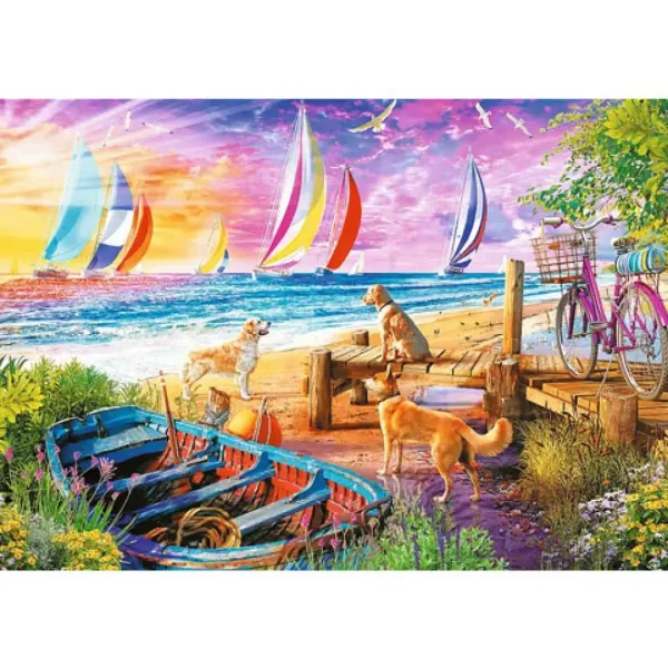 Plachetnice na vode 1000 dielne puzzle - Trefl obrázok 2