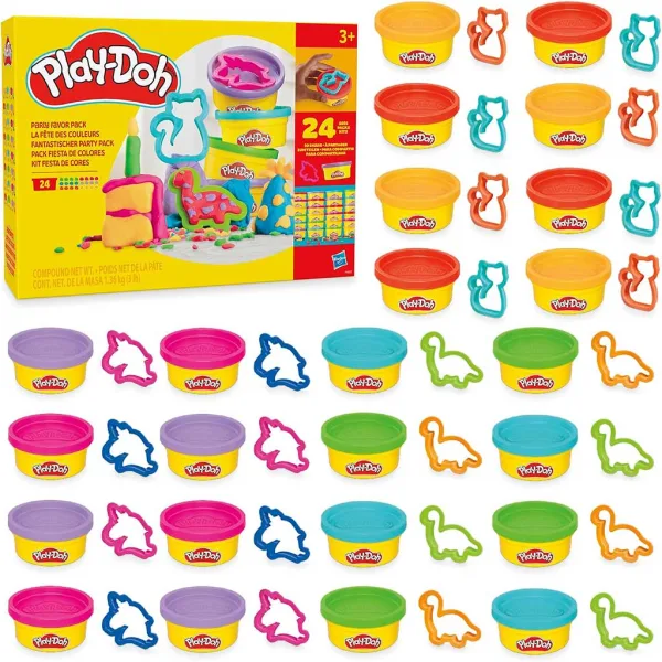 Play-Doh: Balíček na párty 24ks s plastelínou a doplnkami - Hasbro obrázok 2