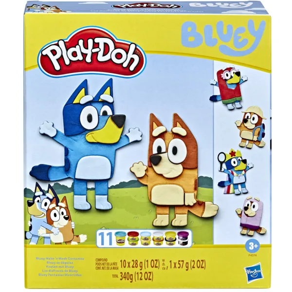 Play-Doh Bluey Make 'n Mash Costumes súprava modelovacej hmoty - Hasbro ...