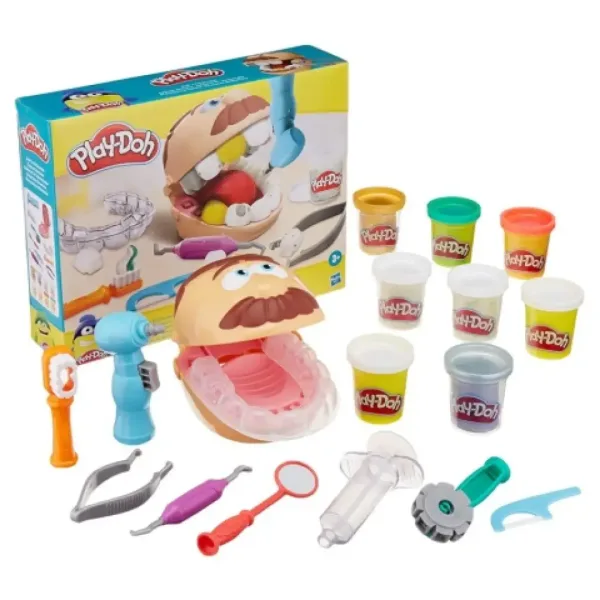 Play-Doh: Dr. Drill N Fill zubársky modelovací set s doplnkami - Hasbro obrázok 2