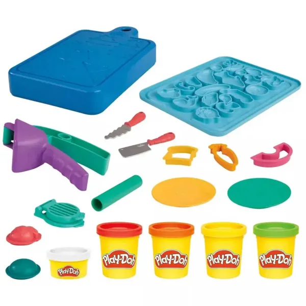 Play-Doh: Little Chef plastelínová súprava s 5 pohármi plastelíny a príslušenstvom 255g - Hasbro obrázok 2
