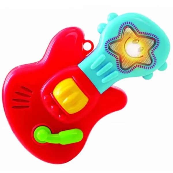 Playgo: Rocková hviezda elektronická detská gitara so svetlami a zvukmi obrázok 2