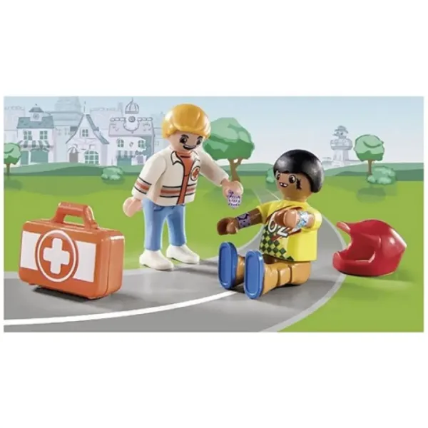 Playmobil: Duck on Call Pretekárska nehoda - Záchranári v akcii (70919) obrázok 2
